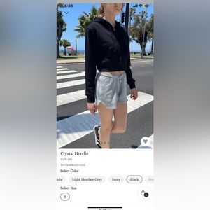 Brandy Melville Crystal Hoodie